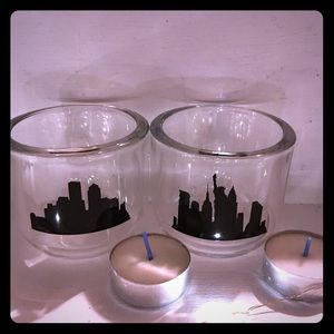 New York and Boston skyline